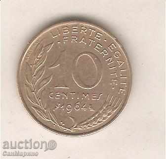 + Γαλλία 10 centimes 1964