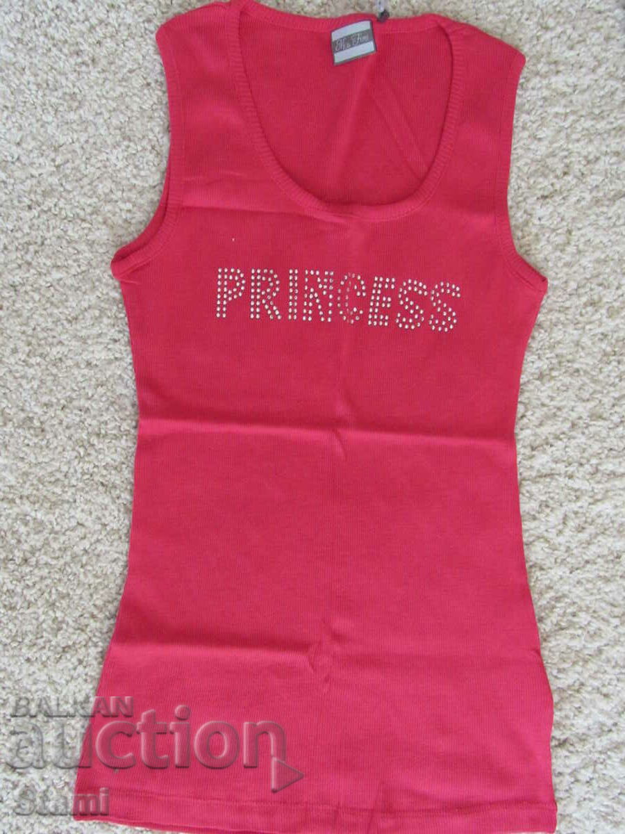 Delivery of Children's Miss Fiori sleeveless tank top in raspberry color, new, size Delivery of Children's Miss Fiori sleeveless tank top in raspberry color, new, size
