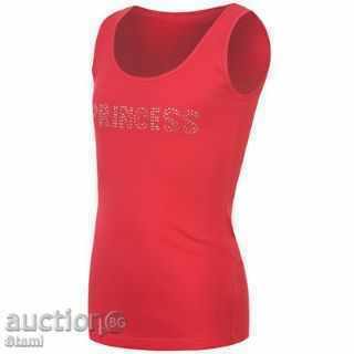 Children's Miss Fiori sleeveless tank top in raspberry color, new, size - 7 Children's Miss Fiori sleeveless tank top in raspberry color, new, size - 7