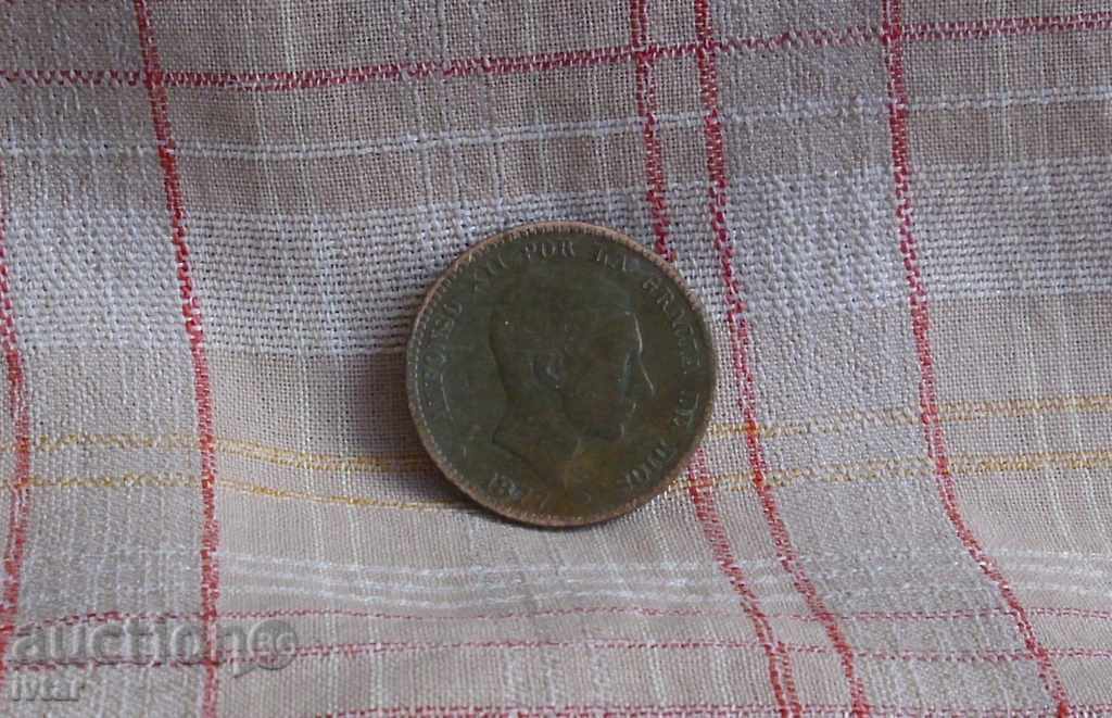 Auction 10 centimes/diez centimos/ 1877 - Spain Auction 10 centimes/diez centimos/ 1877 - Spain