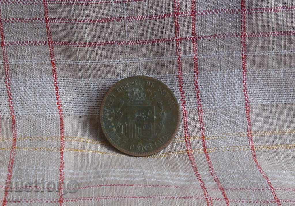 10 centimes/diez centimos/ 1877 - Spain - 5 10 centimes/diez centimos/ 1877 - Spain - 5