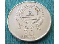 Capul Verde 20 escudo 1994 de monede rare