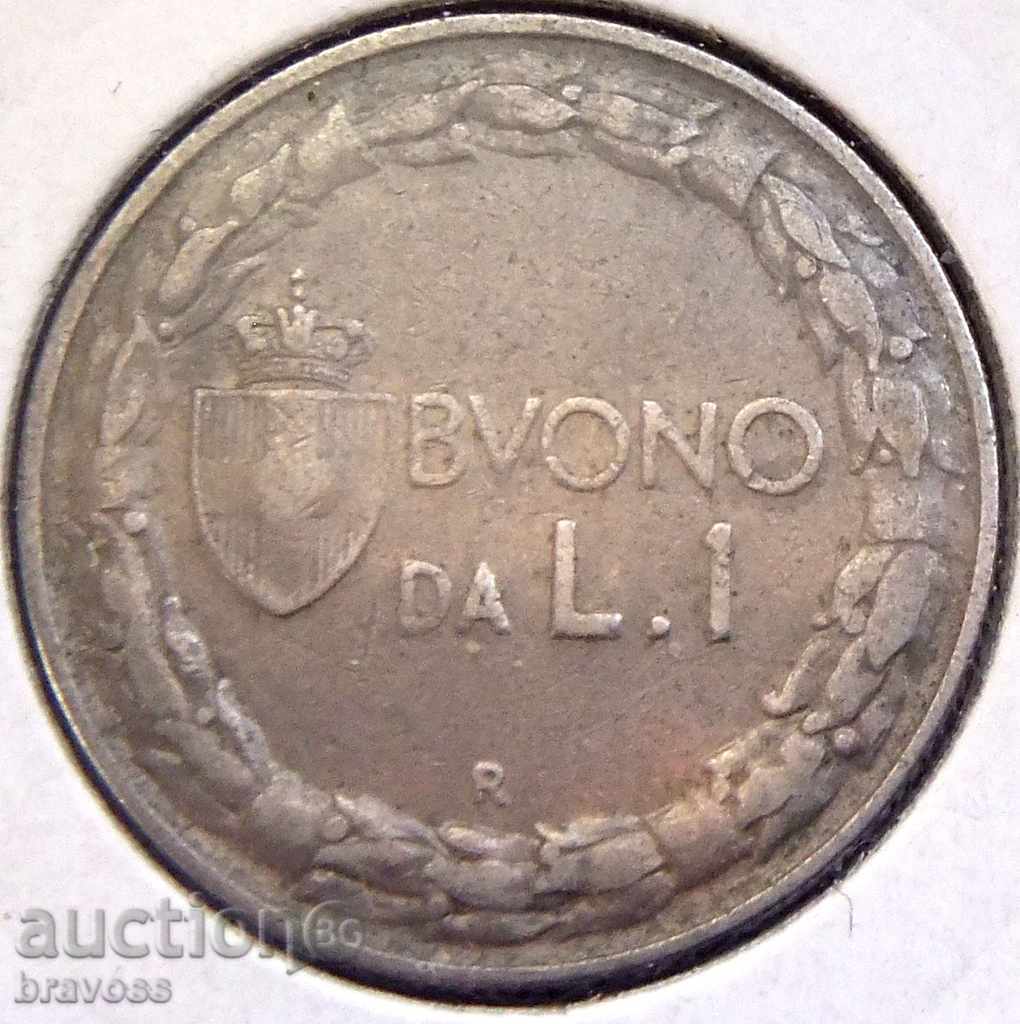Italy 1 l. 1924