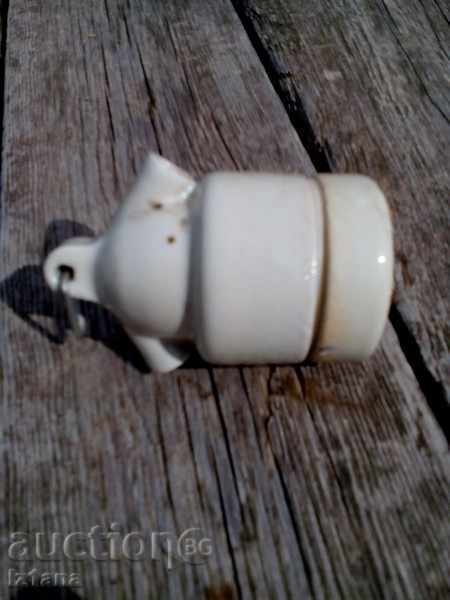 Auction Old porcelain light fixture Auction Old porcelain light fixture