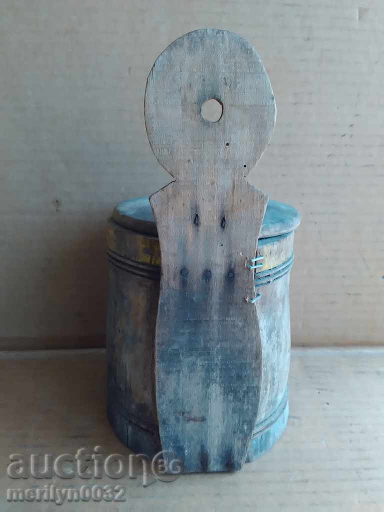 Very old spoon, salt, wood, mortar - 6 Very old spoon, salt, wood, mortar - 6