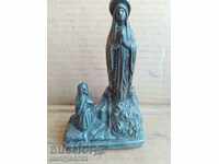 Статуетка, фигура, фигурка, метална пластика Дева Мария