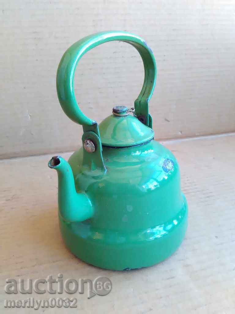 Enamelled teapot from the USSR, enamel container SFRY Yugoslavia Enamelled teapot from the USSR, enamel container SFRY Yugoslavia
