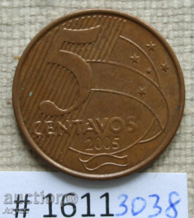 5 cent. 2005 Brazil