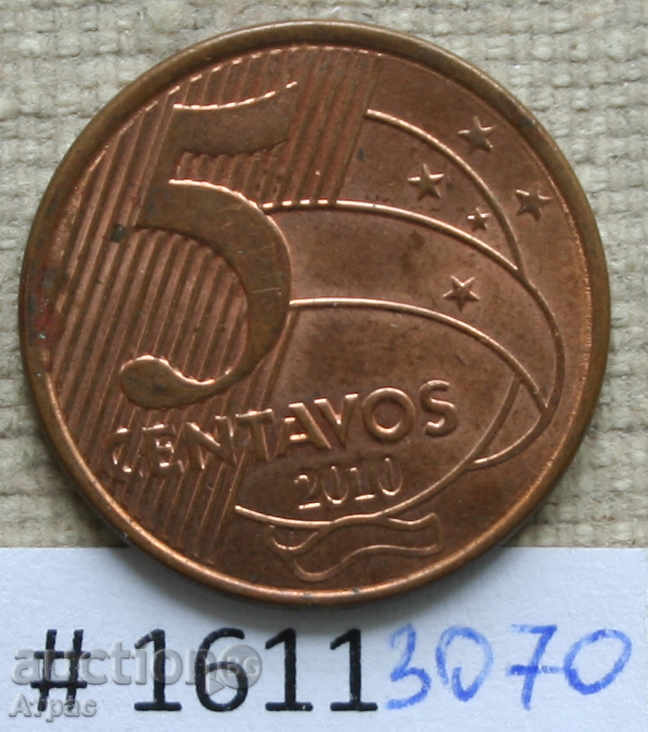 5 cent Brazil 2010