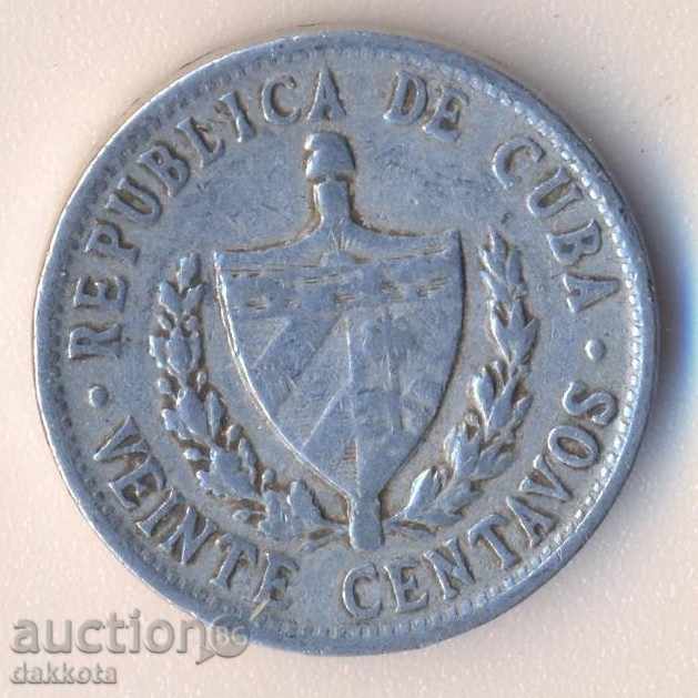 Cuba XX Sentavos 1969 with price 1.90 BGN | € 0.97 Cuba XX Sentavos 1969 with price 1.90 BGN | € 0.97