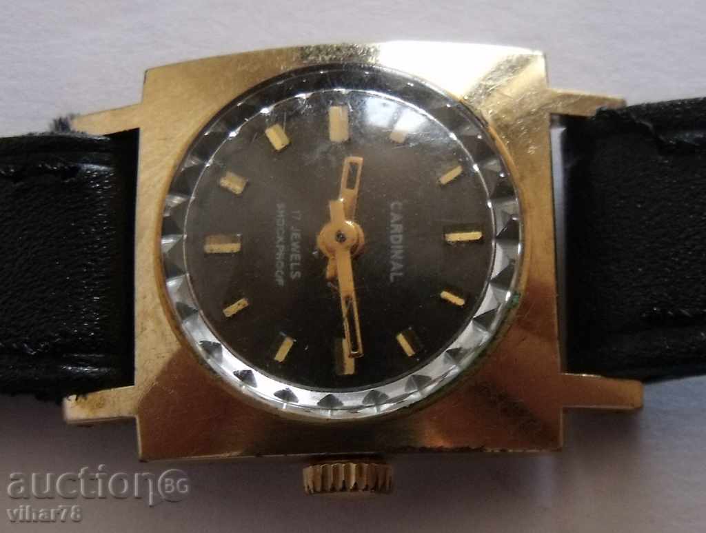 Licitație CARDINAL- Ladies Watch-GOLDEN placată