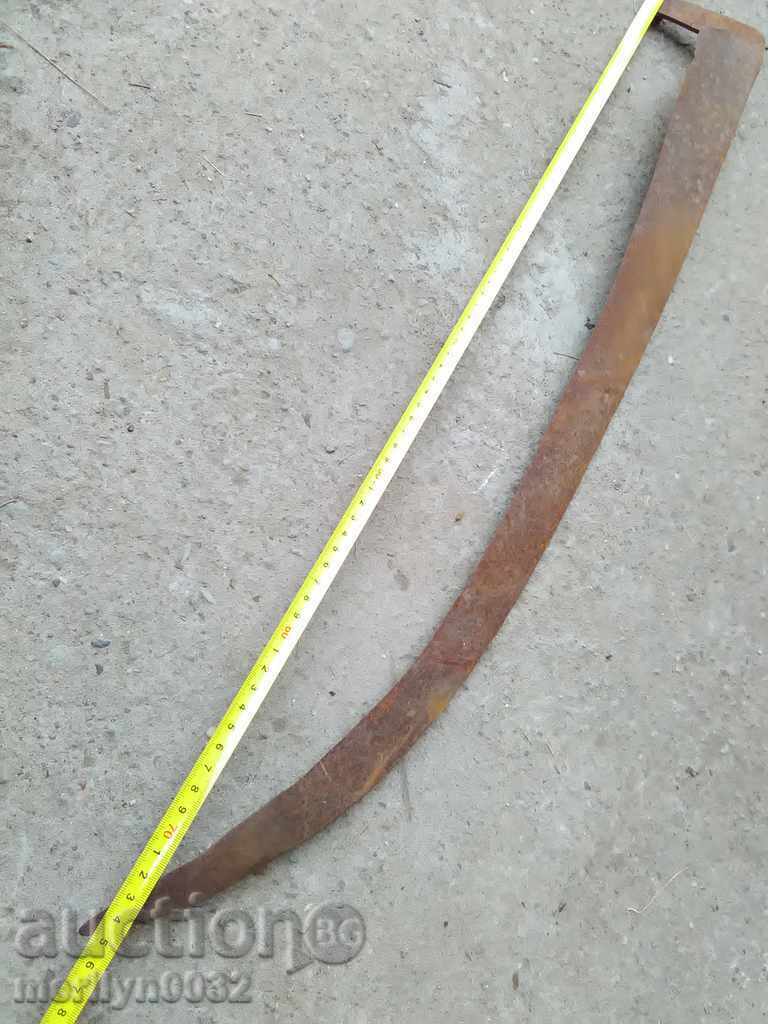 Auction Old hand-forged mowing hair, wrought iron Auction Old hand-forged mowing hair, wrought iron