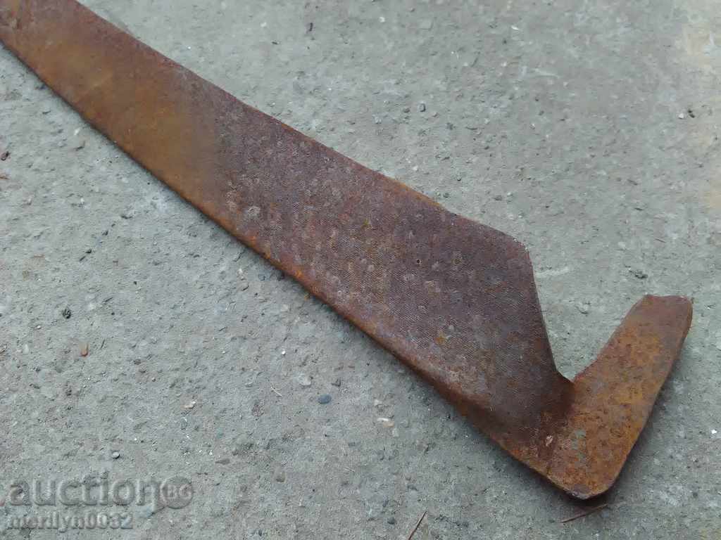 Old hand-forged mowing hair, wrought iron - 5 Old hand-forged mowing hair, wrought iron - 5