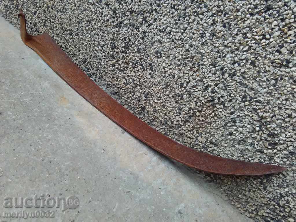 Old hand-forged mowing hair, wrought iron - 7 Old hand-forged mowing hair, wrought iron - 7