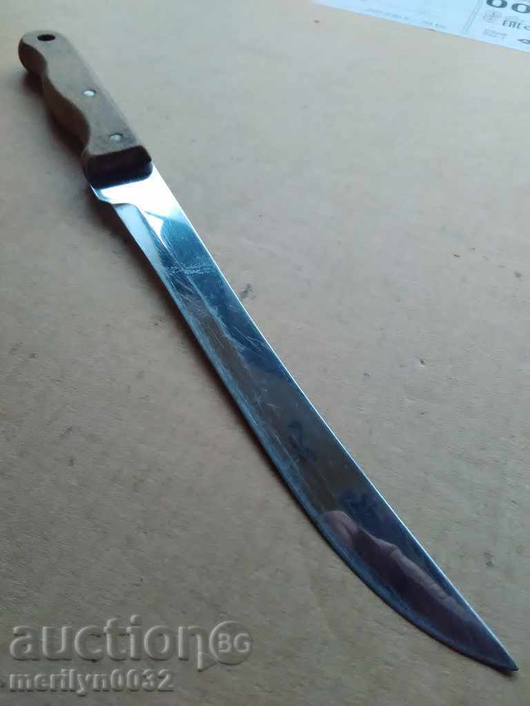Old hand forged butcher dagger kulak - 6 Old hand forged butcher dagger kulak - 6