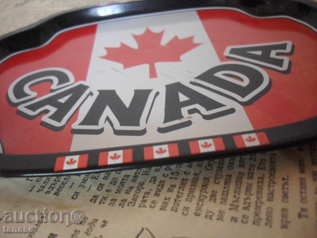 Delivery of Metal tray "Canada" Delivery of Metal tray "Canada"