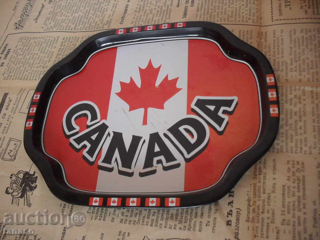 Metal tray "Canada"