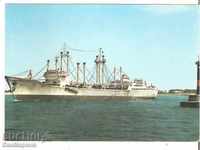 GDR κάρτα Ρόστοκ πλοίο «Δρέσδη» *