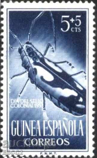 Καθαρό εντόμων μάρκα 1953 Ισπανική Γουϊνέα