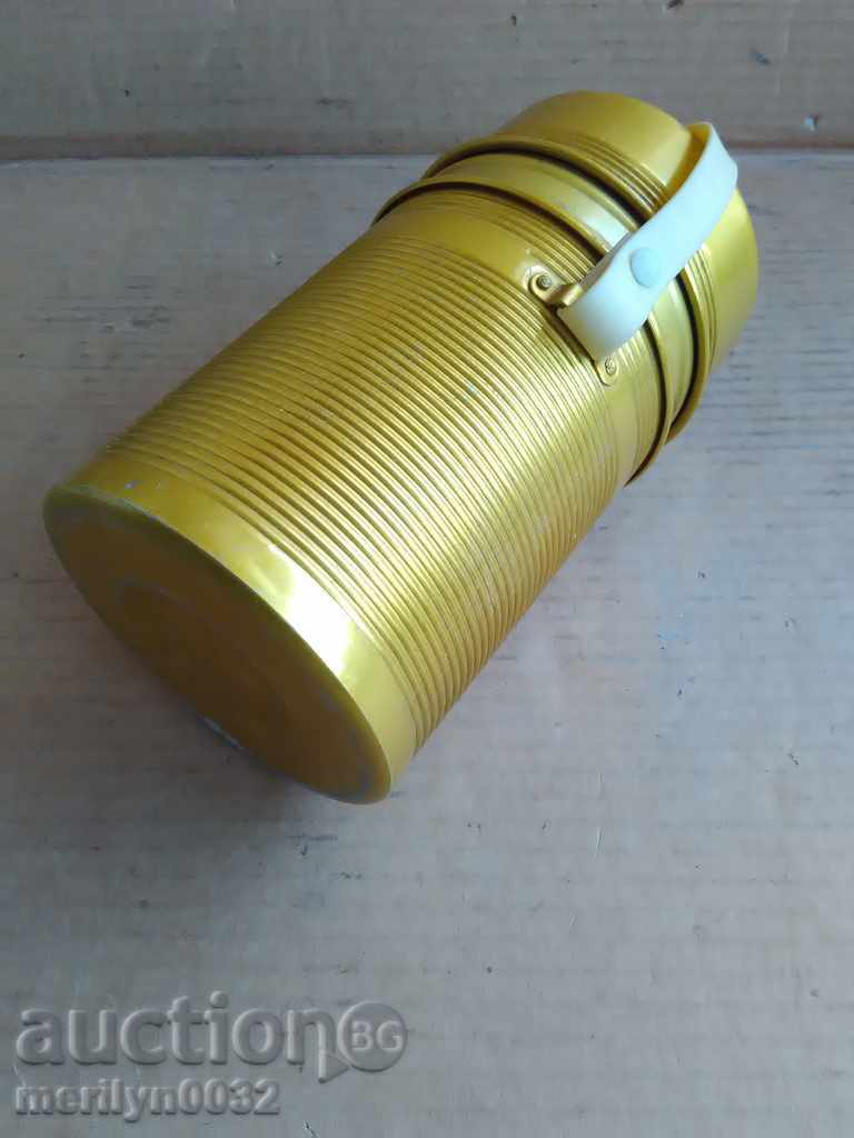 Old thermos, ketch, bottle, bottle, bottle of salt with price 35.00 BGN | € 17.90 Old thermos, ketch, bottle, bottle, bottle of salt with price 35.00 BGN | € 17.90