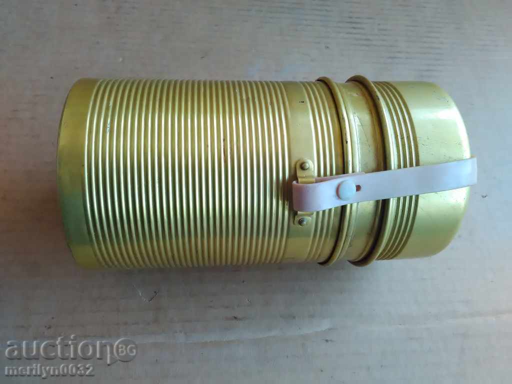 Auction  Old thermos, ketch, bottle, bottle, bottle of salt