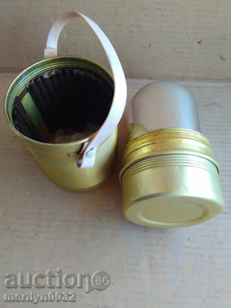 Old thermos, ketch, bottle, bottle, bottle of salt - 5