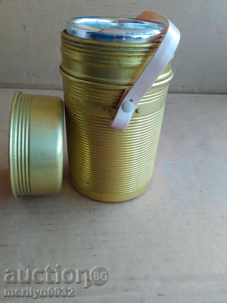 Old thermos, ketch, bottle, bottle, bottle of salt - 6