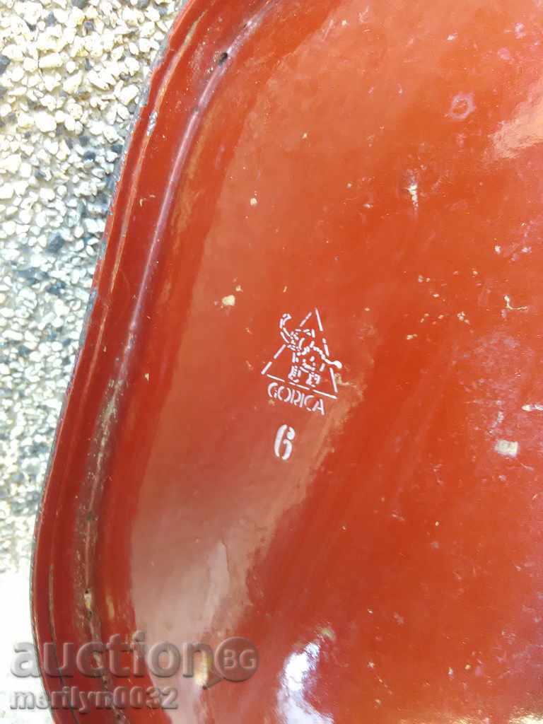 Metal enamel latch in the 20th century vessel with enamel tube - 5 Metal enamel latch in the 20th century vessel with enamel tube - 5