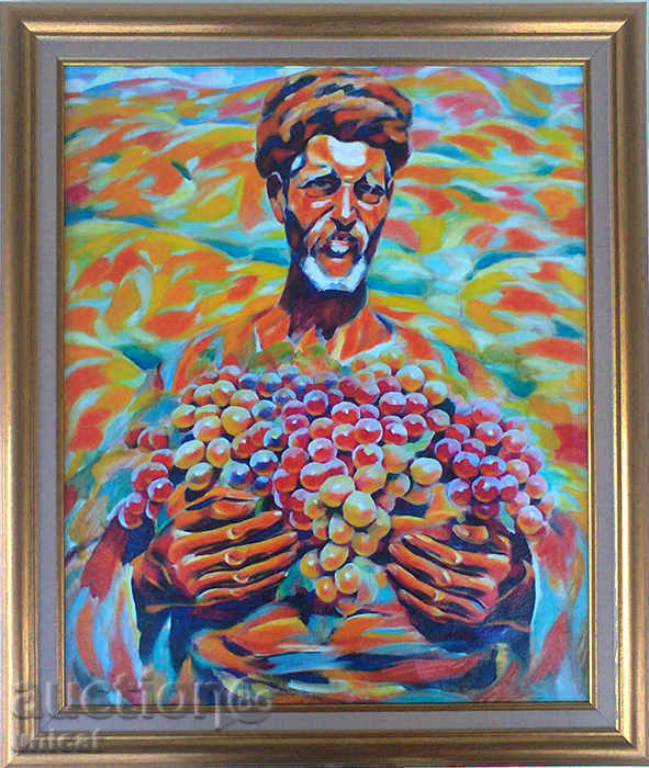 "Peasant with grapes" - Vladimir Dimitrov - "Master" "Peasant with grapes" - Vladimir Dimitrov - "Master"