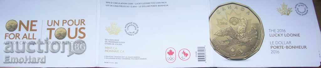 Auction Canada 1 US Dollar 2016 Lucky Lunas Auction Canada 1 US Dollar 2016 Lucky Lunas