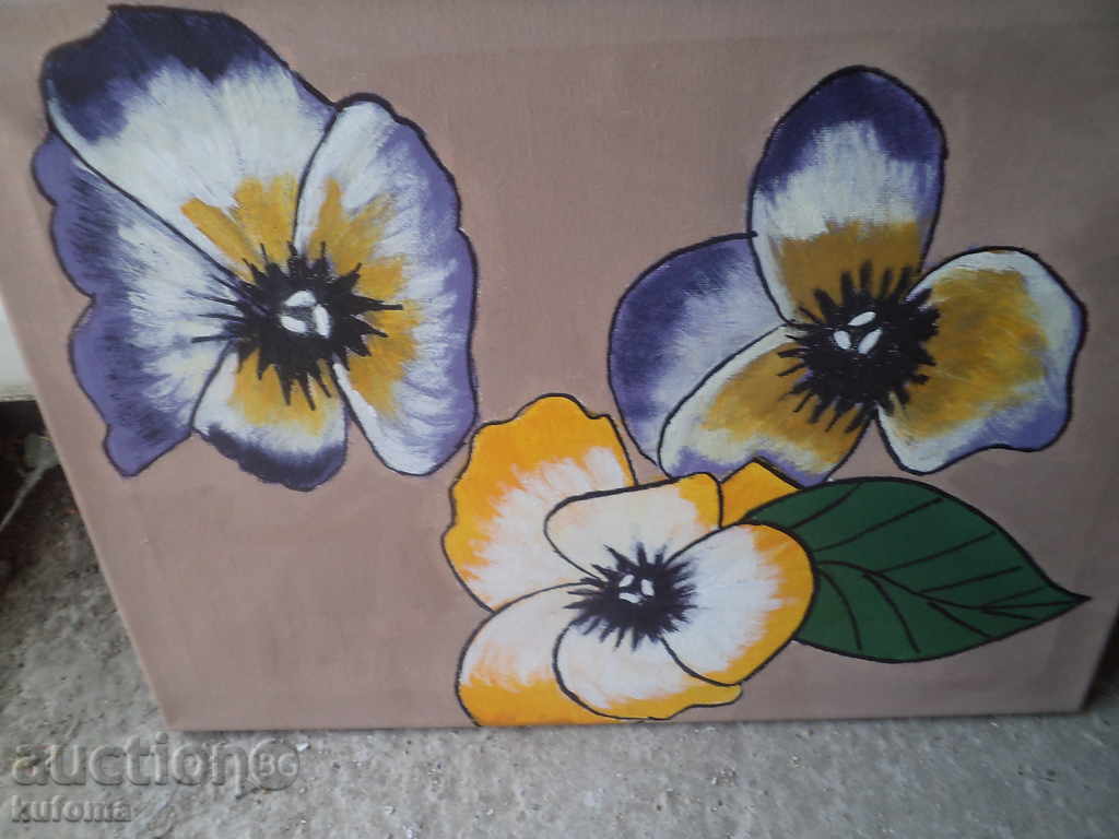 Oil Painting Violets with price 14.99 BGN | € 7.66 Oil Painting Violets with price 14.99 BGN | € 7.66