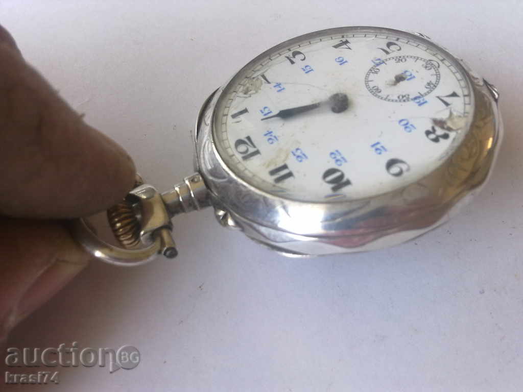 Silver pocket watch - 6 Silver pocket watch - 6