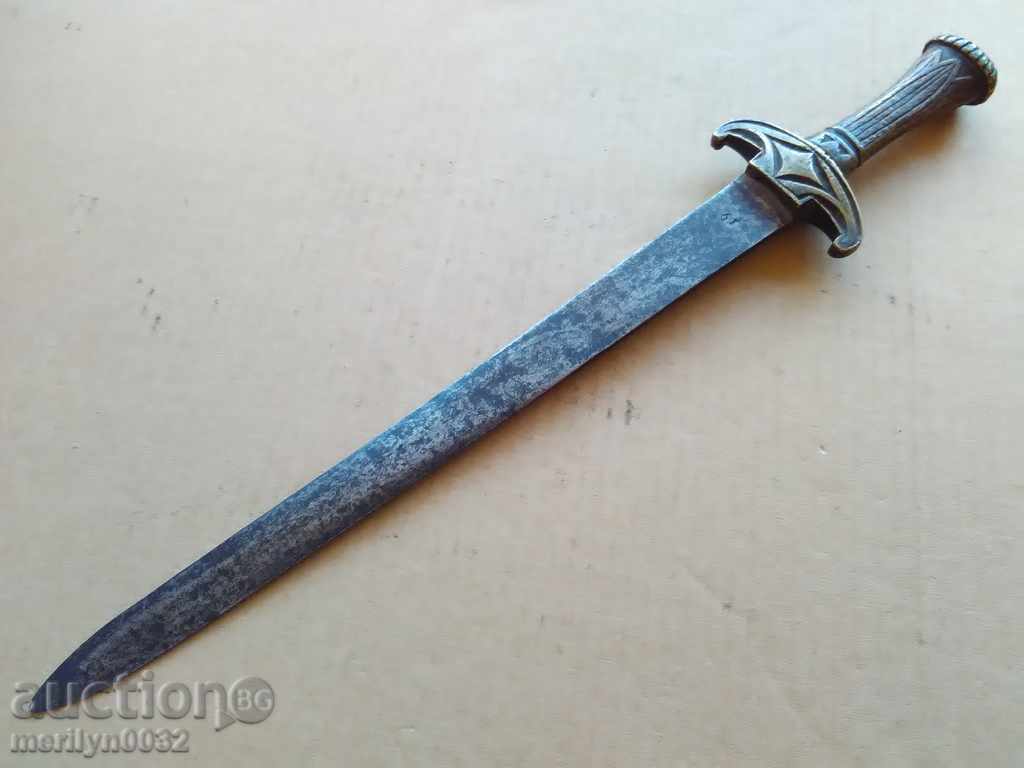 Cleaver dagger dagger with jewish star number marking with price 749.00 BGN | € 382.96 Cleaver dagger dagger with jewish star number marking with price 749.00 BGN | € 382.96