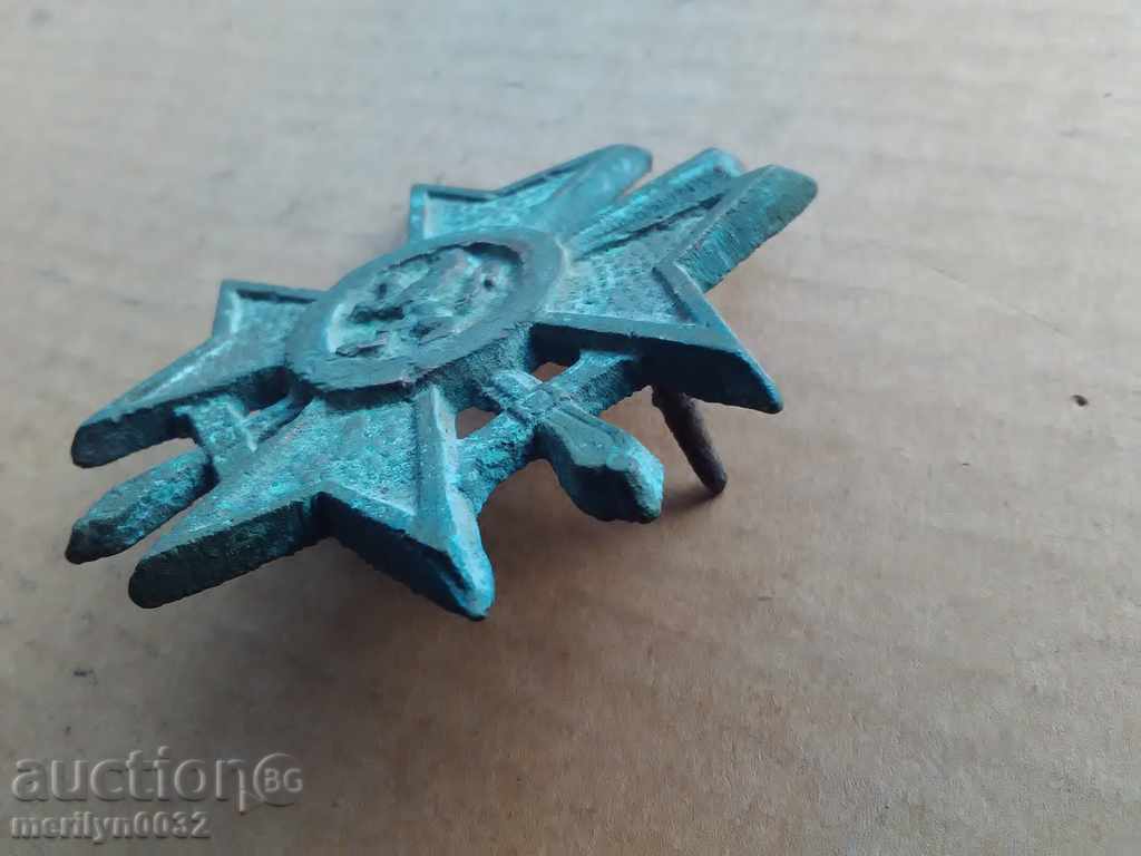 Бронзов кръст за храброст плакет емблема медал ОРИГИНАЛ - 5 Бронзов кръст за храброст плакет емблема медал ОРИГИНАЛ - 5