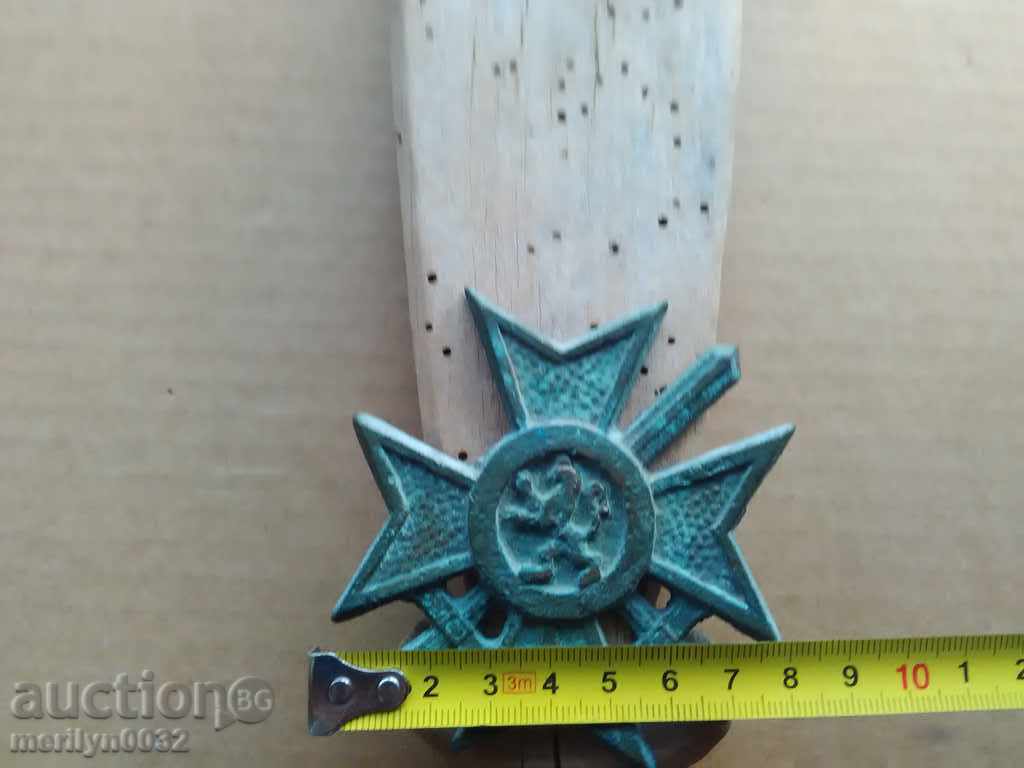 Бронзов кръст за храброст плакет емблема медал ОРИГИНАЛ - 7 Бронзов кръст за храброст плакет емблема медал ОРИГИНАЛ - 7