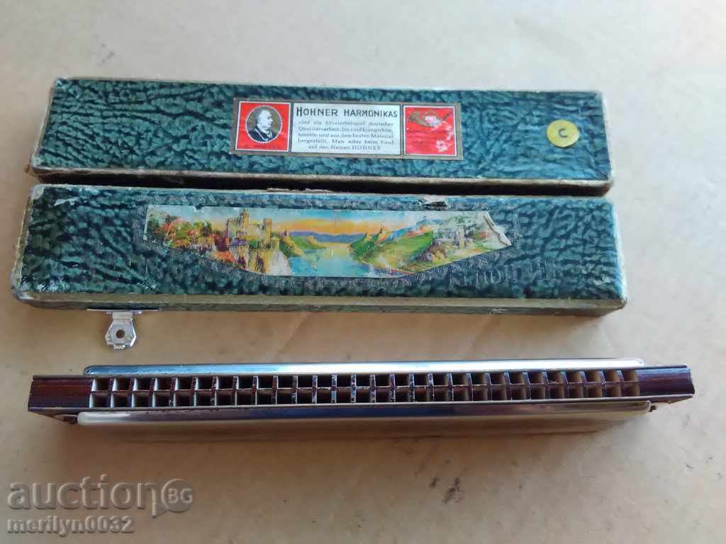 Licitație Vechi nazist muzicuță HOHNER funcționează perfect ORIGINAL