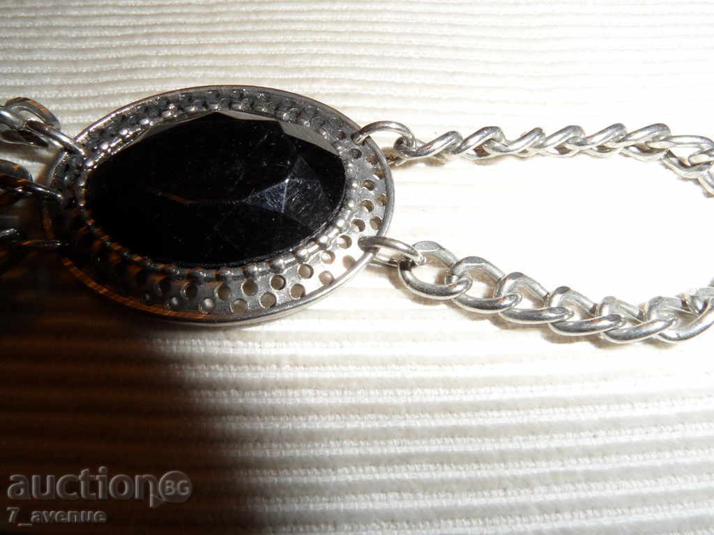GRIVNA / RING with black stone 3.5/2.5cm with price € 5.00 | 9.78 BGN