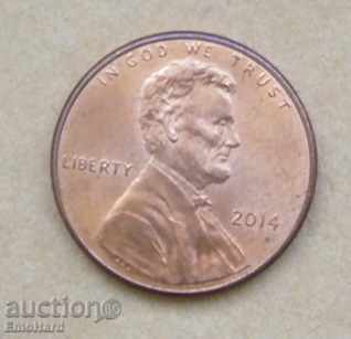 US 1 cent 2014 Shield with price 0.70 BGN | € 0.36 US 1 cent 2014 Shield with price 0.70 BGN | € 0.36