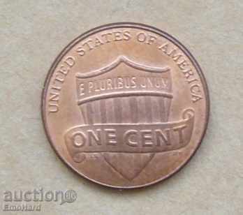 SUA 1 cent 2014 Shield