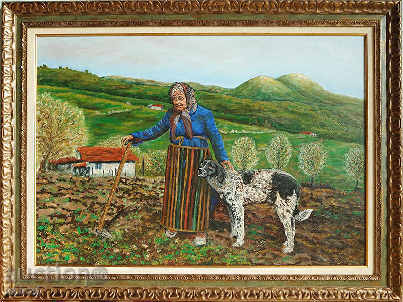 "Forward to the Past" - painting, oil paints, canvas "Forward to the Past" - painting, oil paints, canvas