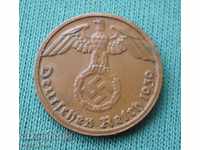 Germany III Reich 1 Pfennig 1939 D UNC