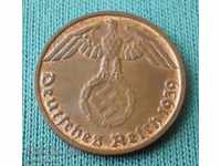Germany III Reich 1 Pfennig 1939 D Rare