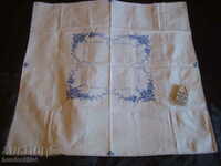 HAND embroidered tablecloth size 84x84cm. Gobl. stitch
