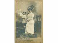 OLD PHOTOGRAPH - CARDBOARD - PHOTO ANDREEV - PLOVDIV - 0275