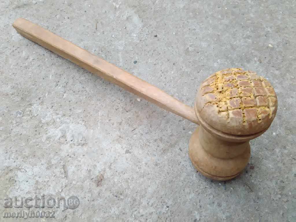 Old wooden big hammer, tool, wooden with price 43.00 BGN | € 21.99 Old wooden big hammer, tool, wooden with price 43.00 BGN | € 21.99