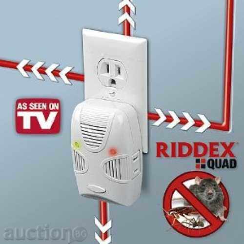 Auction Riddex Quad - Device against cockroaches, rodents, insects, ants Auction Riddex Quad - Device against cockroaches, rodents, insects, ants