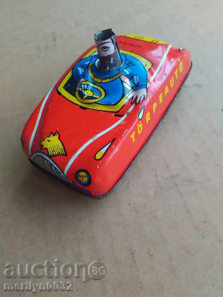 Детска ламаринена играчка автомобил кола количка