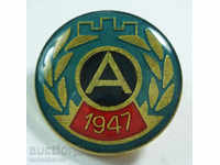 12810 Bulgaria club de fotbal semn Akademik Sofia 1947.