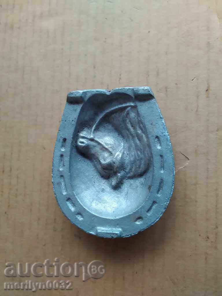 Old aluminum art ashtray ashtray, cigarette, cigar - 5 Old aluminum art ashtray ashtray, cigarette, cigar - 5