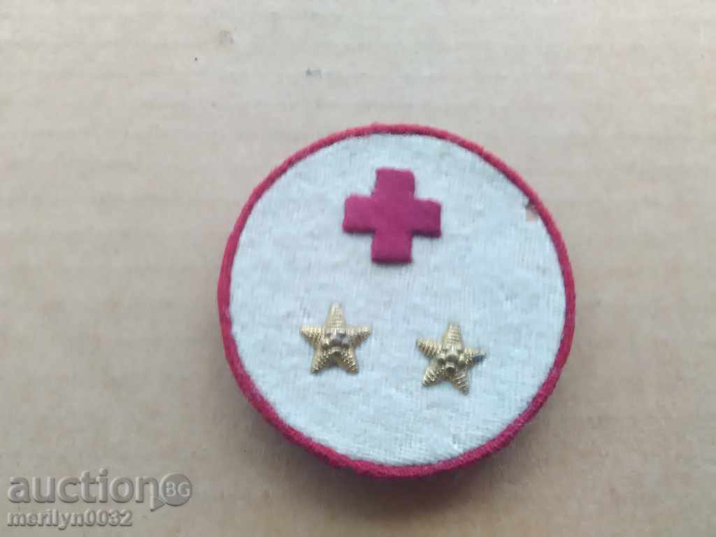 Epaulette Dr. locotenent al Crucii Roșii